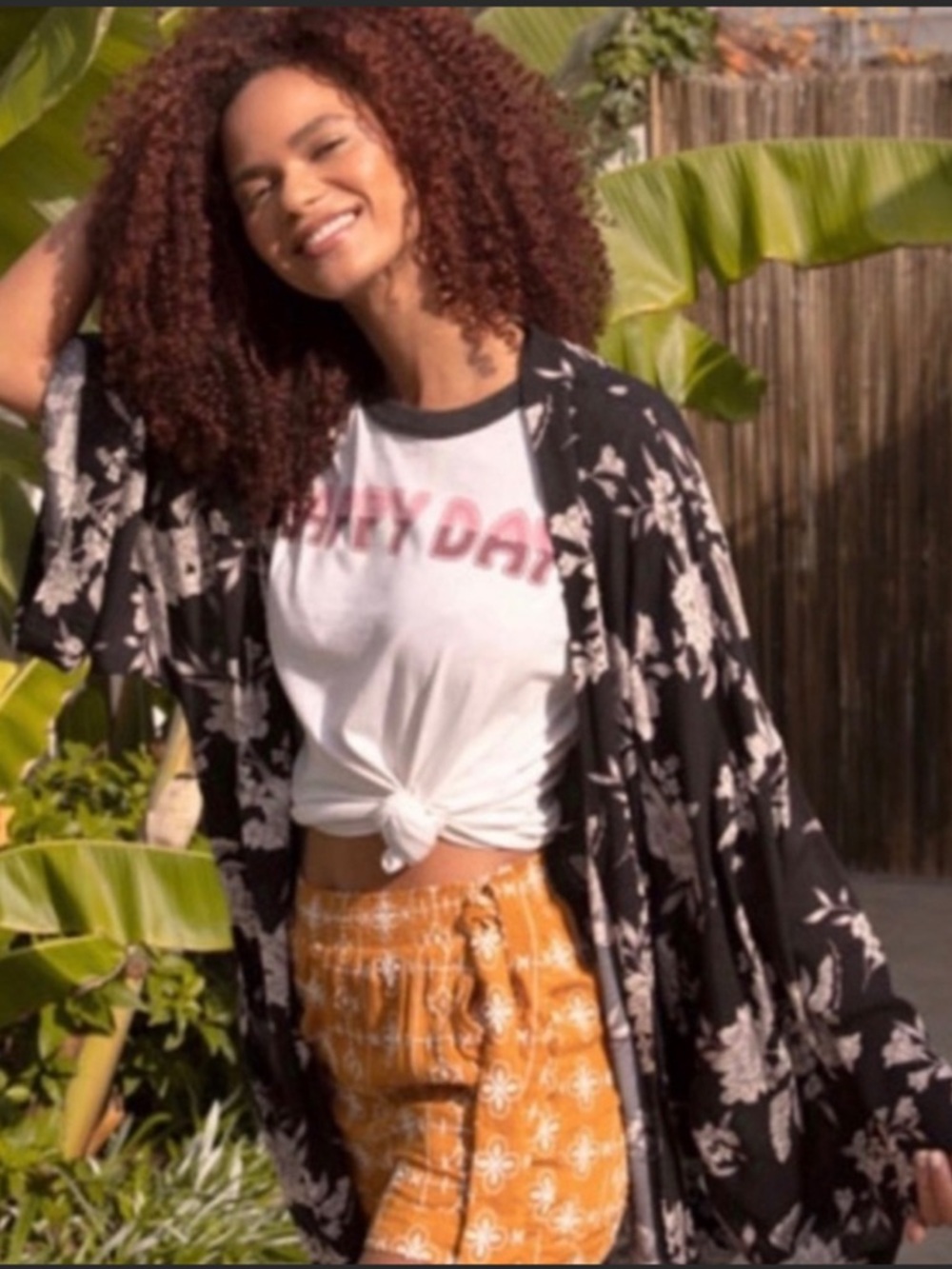 Spiritual Gangster Floral Kimono Robe OSFM